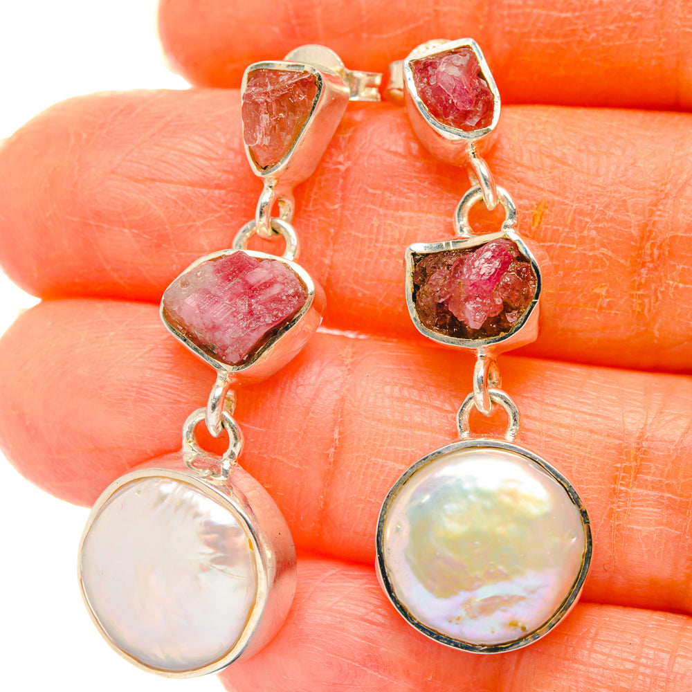 Mother Of Pearl Earrings handcrafted by Ana Silver Co - EARR427119