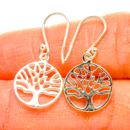Tree Of Life Earrings handcrafted by Ana Silver Co - EARR427125