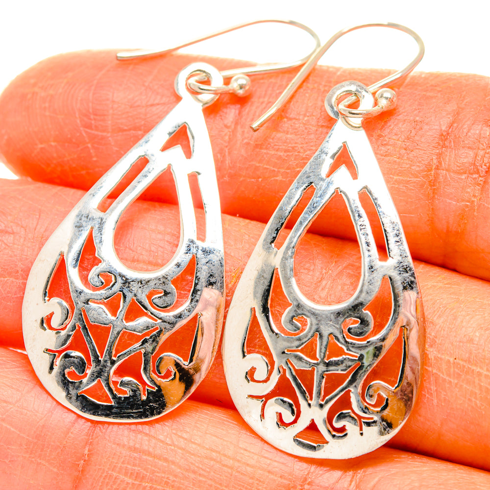 Filigree Earrings handcrafted by Ana Silver Co - EARR427132