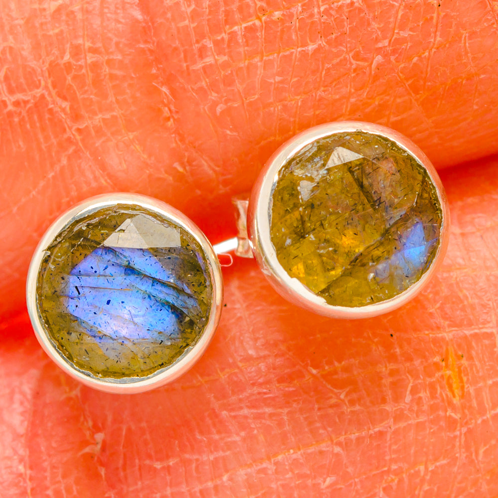 Labradorite Earrings handcrafted by Ana Silver Co - EARR427134