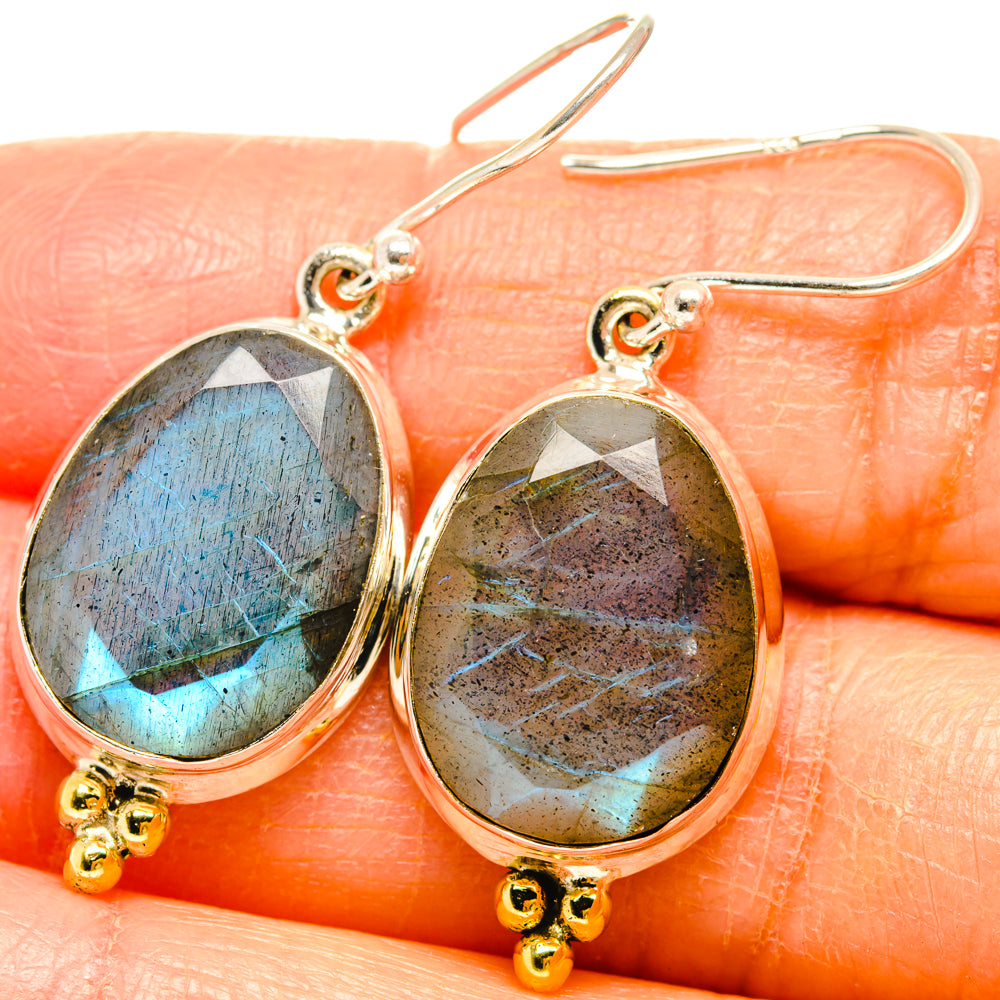 Labradorite Earrings handcrafted by Ana Silver Co - EARR427157
