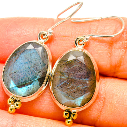 Labradorite Earrings handcrafted by Ana Silver Co - EARR427157