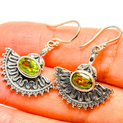 Peridot Earrings handcrafted by Ana Silver Co - EARR427169