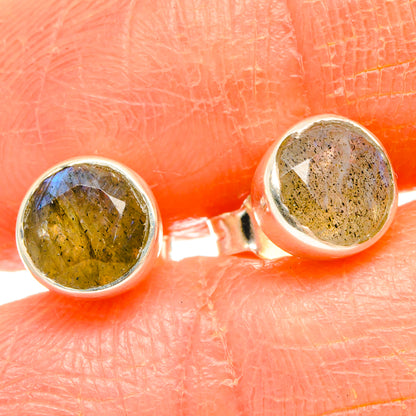 Labradorite Earrings handcrafted by Ana Silver Co - EARR427177