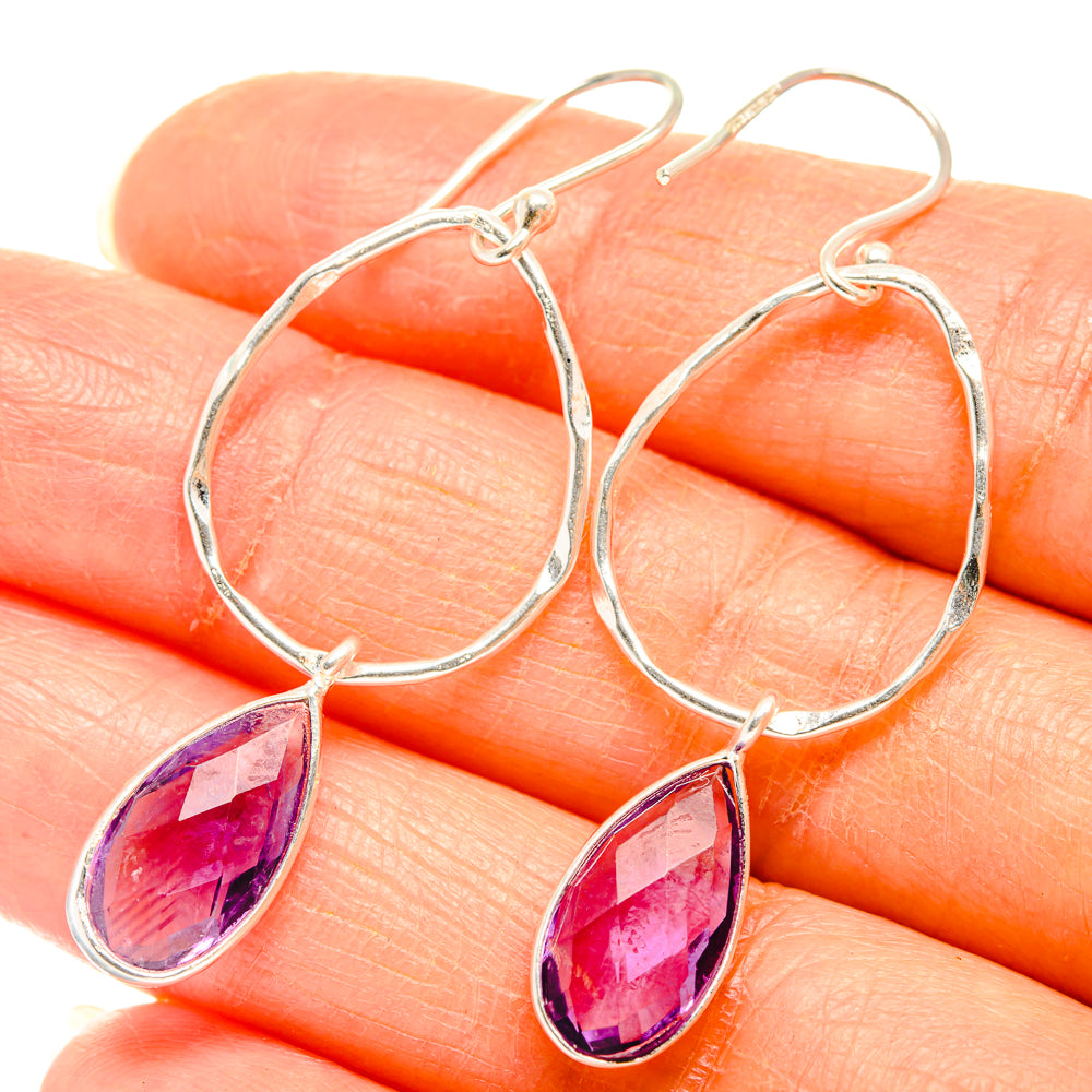 Amethyst Earrings handcrafted by Ana Silver Co - EARR427181