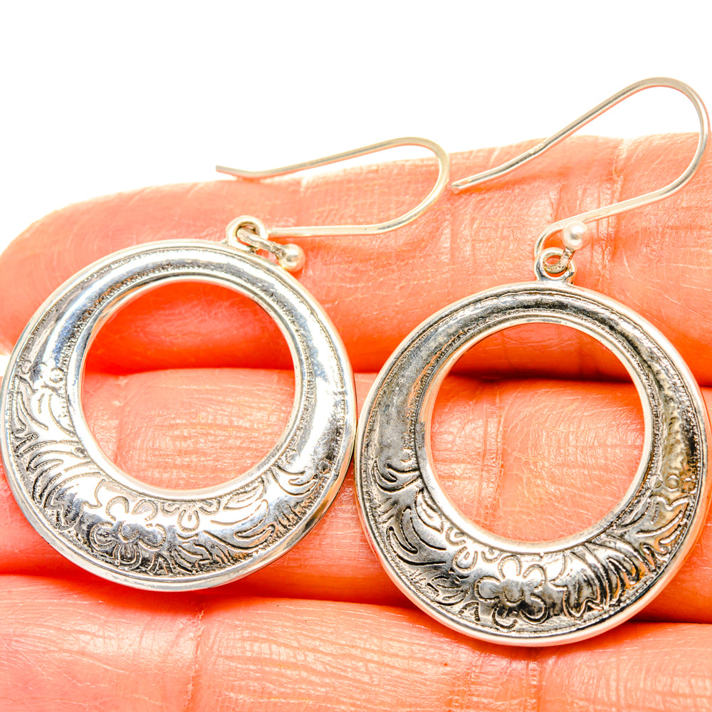 Engraved Earrings handcrafted by Ana Silver Co - EARR427183