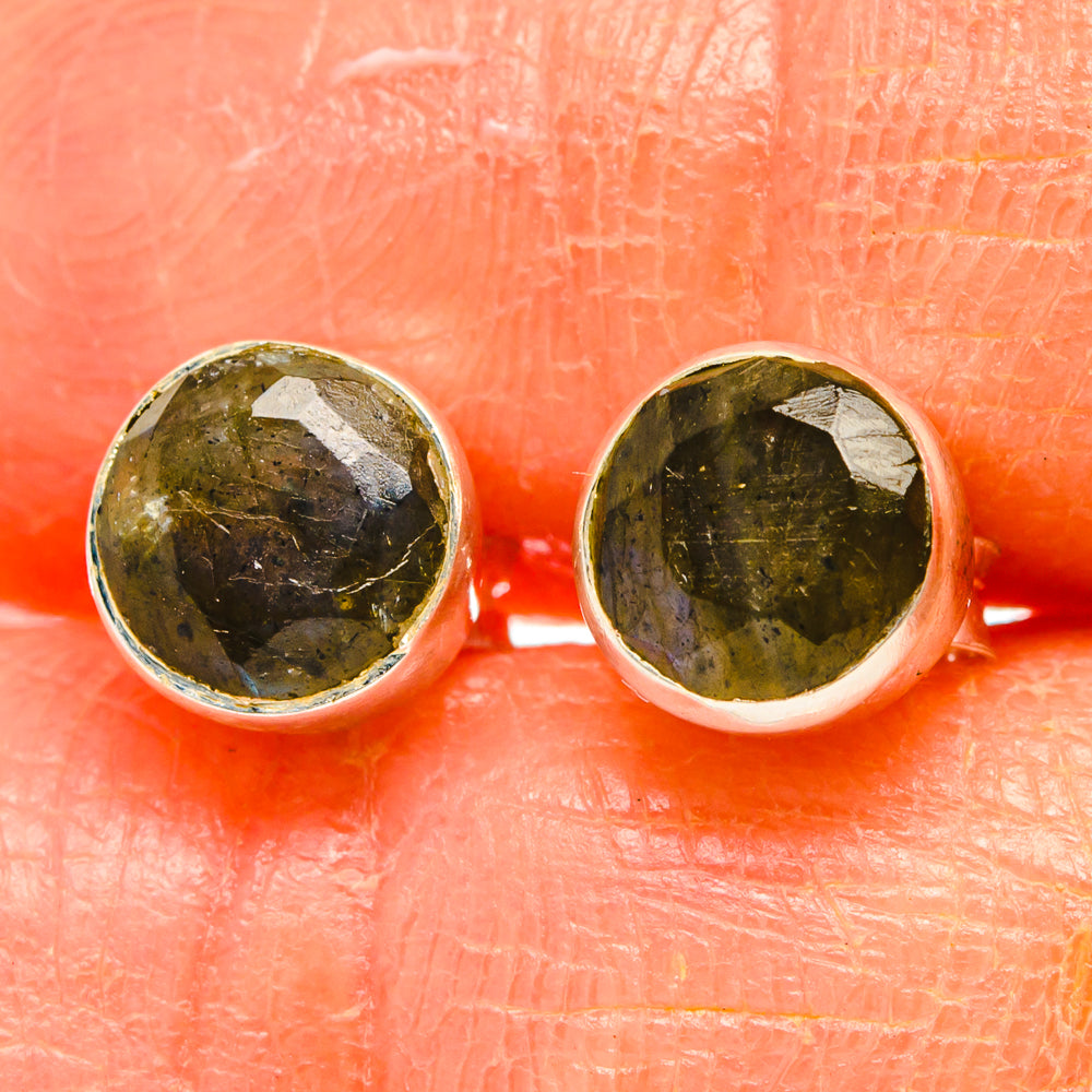 Labradorite Earrings handcrafted by Ana Silver Co - EARR427185