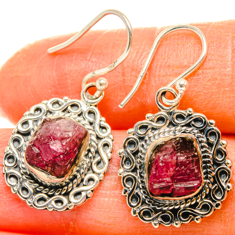 Garnet Earrings handcrafted by Ana Silver Co - EARR427189