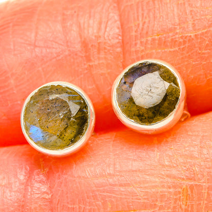 Labradorite Earrings handcrafted by Ana Silver Co - EARR427195