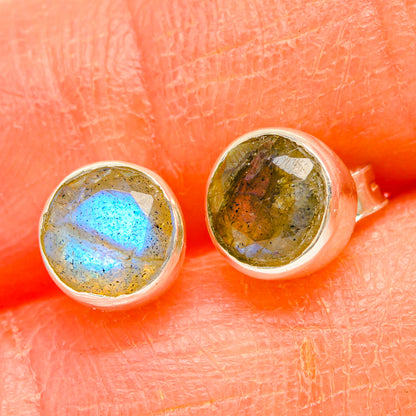 Labradorite Earrings handcrafted by Ana Silver Co - EARR427203