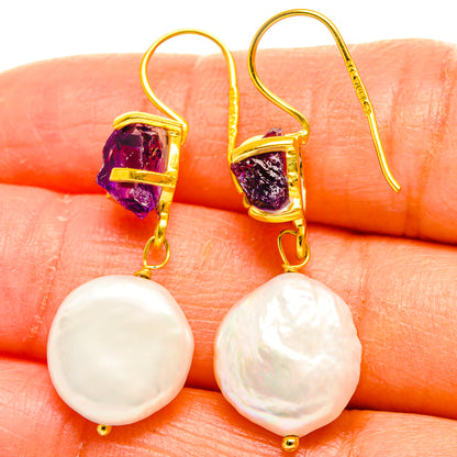 Mother Of Pearl Earrings handcrafted by Ana Silver Co - EARR427213