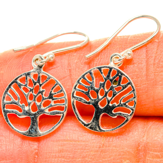Tree Of Life Earrings handcrafted by Ana Silver Co - EARR427215