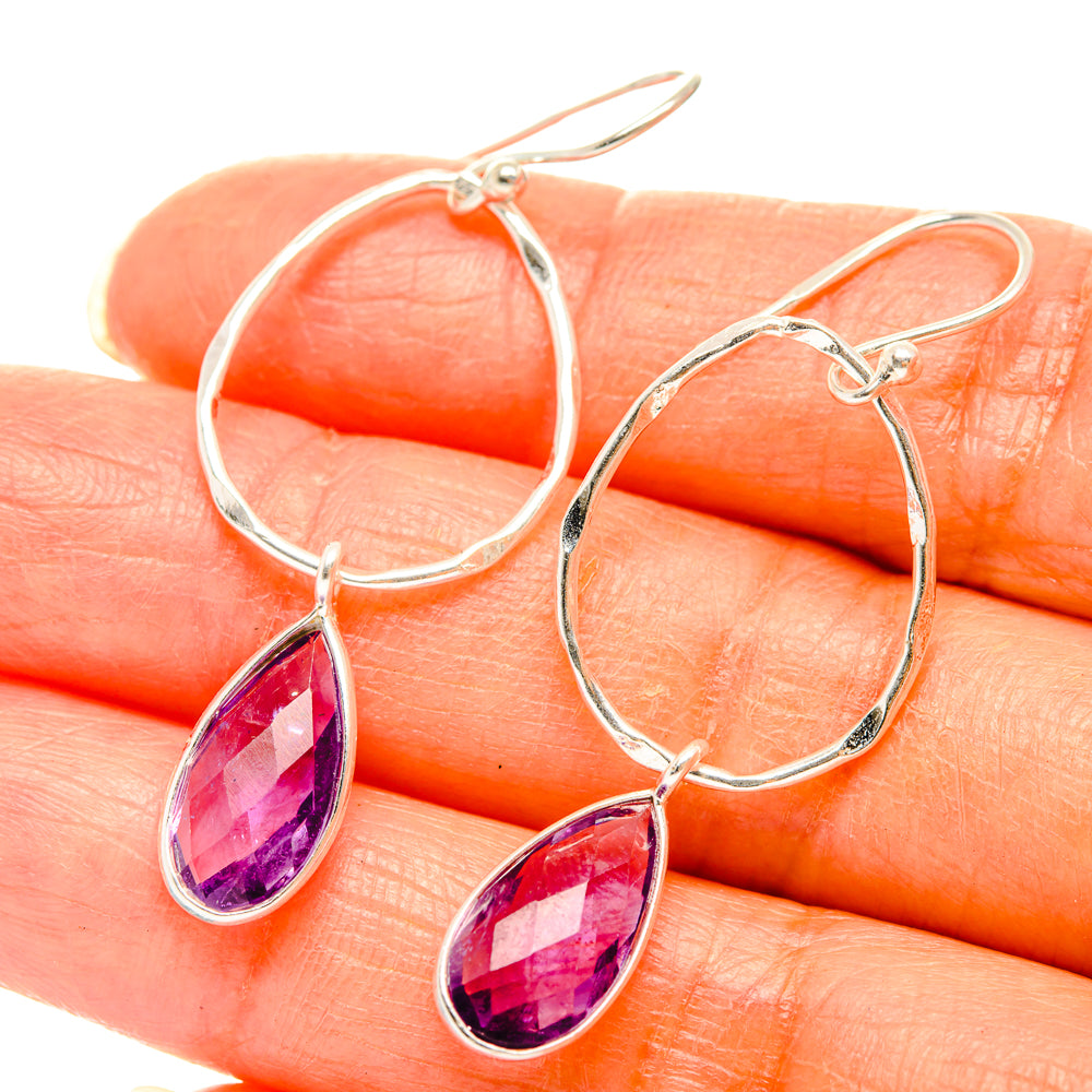 Amethyst Earrings handcrafted by Ana Silver Co - EARR427232