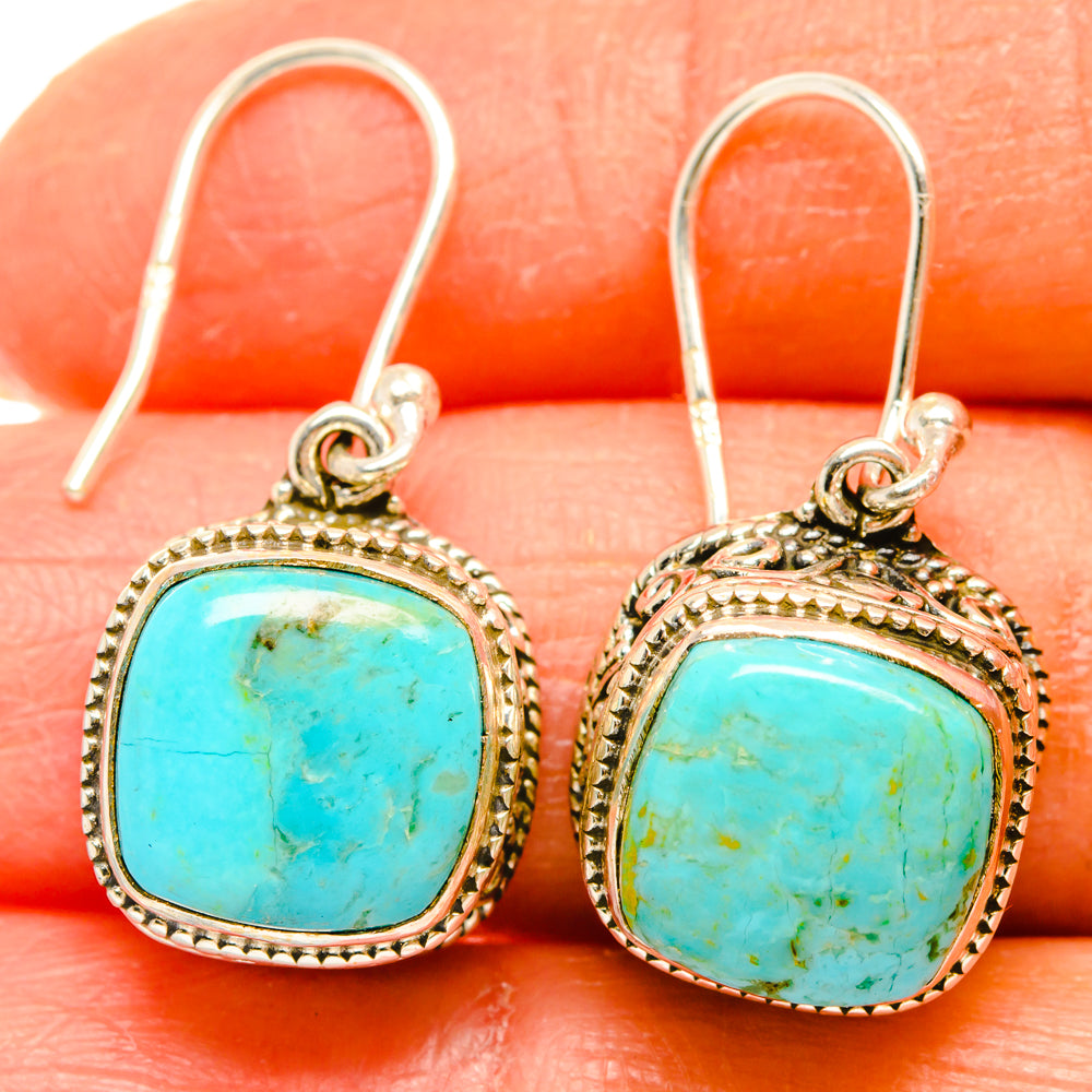 Chrysocolla Earrings handcrafted by Ana Silver Co - EARR427258