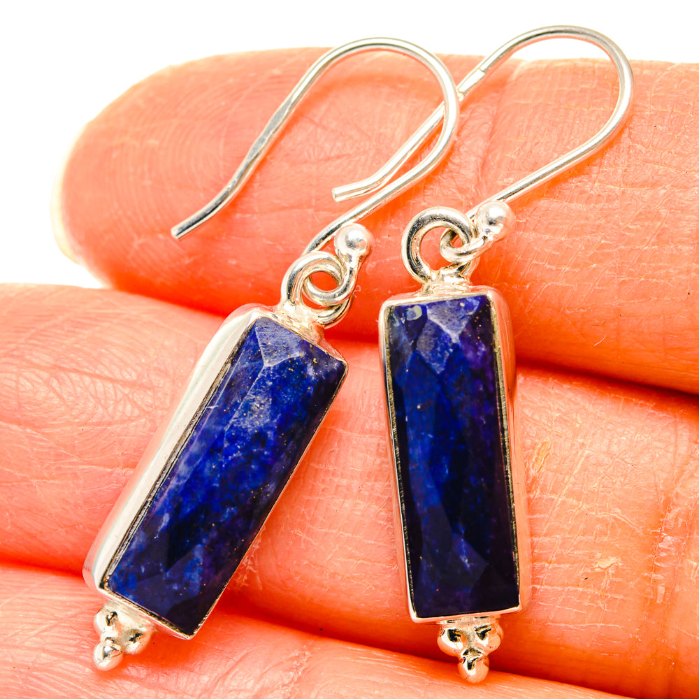 Lapis Lazuli Earrings handcrafted by Ana Silver Co - EARR427262