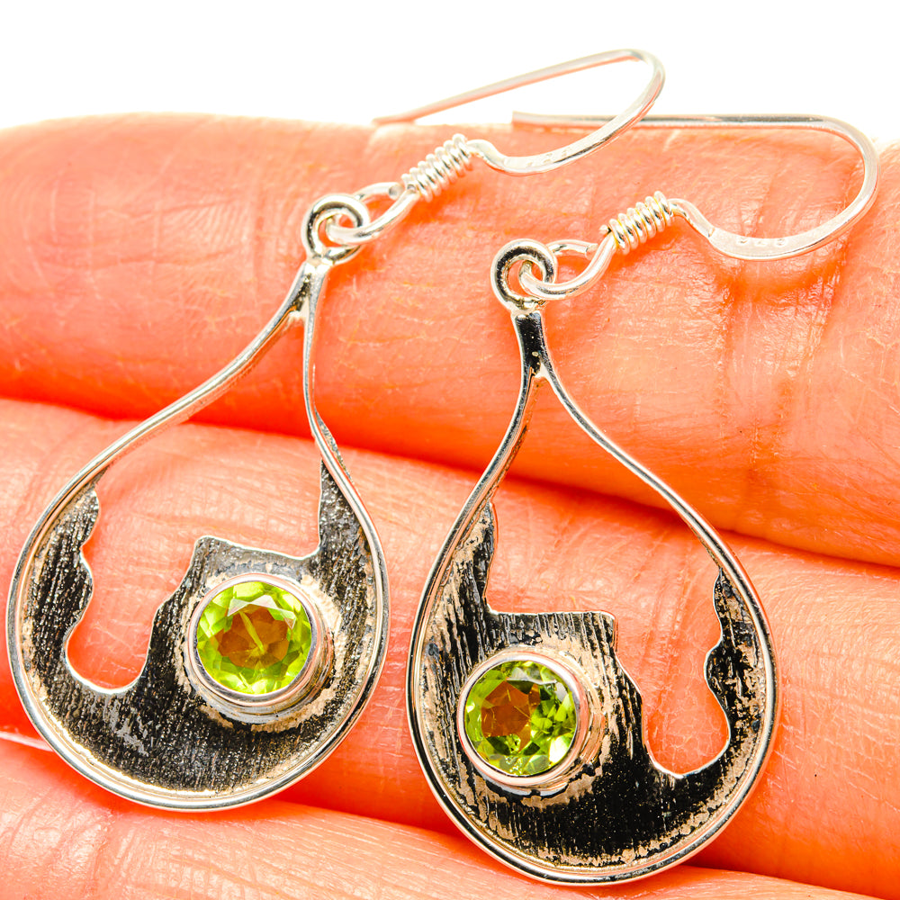 Peridot Earrings handcrafted by Ana Silver Co - EARR427287