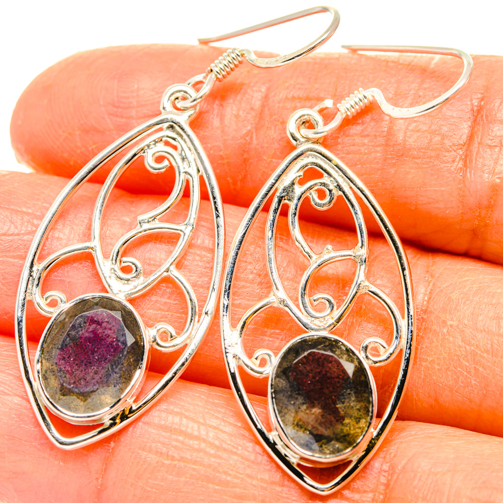 Labradorite Earrings handcrafted by Ana Silver Co - EARR427294