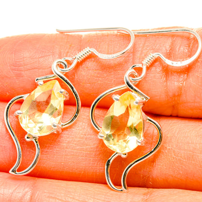 Citrine Earrings handcrafted by Ana Silver Co - EARR427295