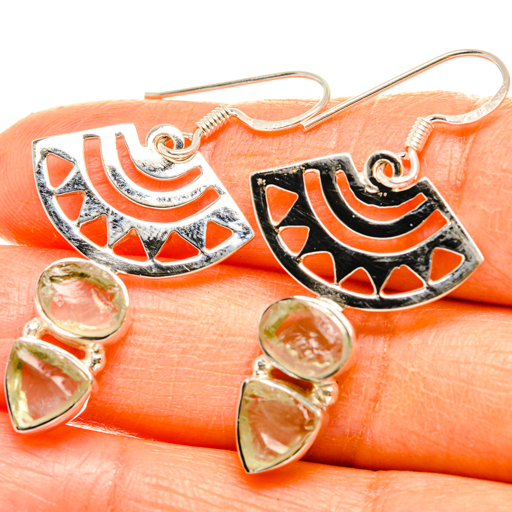 Prehnite Earrings handcrafted by Ana Silver Co - EARR427300