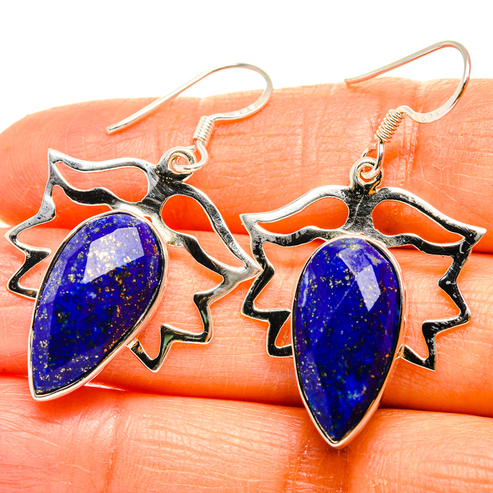 Lapis Lazuli Earrings handcrafted by Ana Silver Co - EARR427303