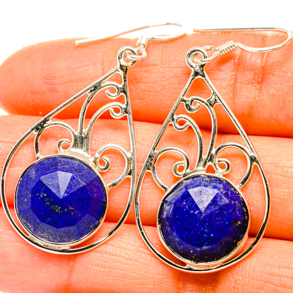 Lapis Lazuli Earrings handcrafted by Ana Silver Co - EARR427321