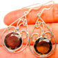 Smoky Quartz Earrings handcrafted by Ana Silver Co - EARR427331