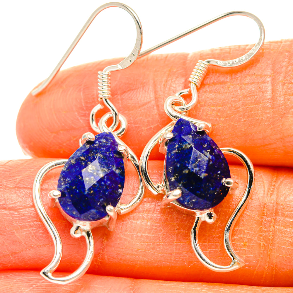 Lapis Lazuli Earrings handcrafted by Ana Silver Co - EARR427337