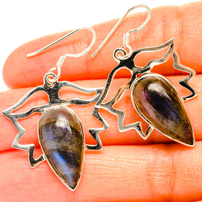 Labradorite Earrings handcrafted by Ana Silver Co - EARR427356