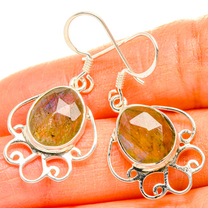Labradorite Earrings handcrafted by Ana Silver Co - EARR427366