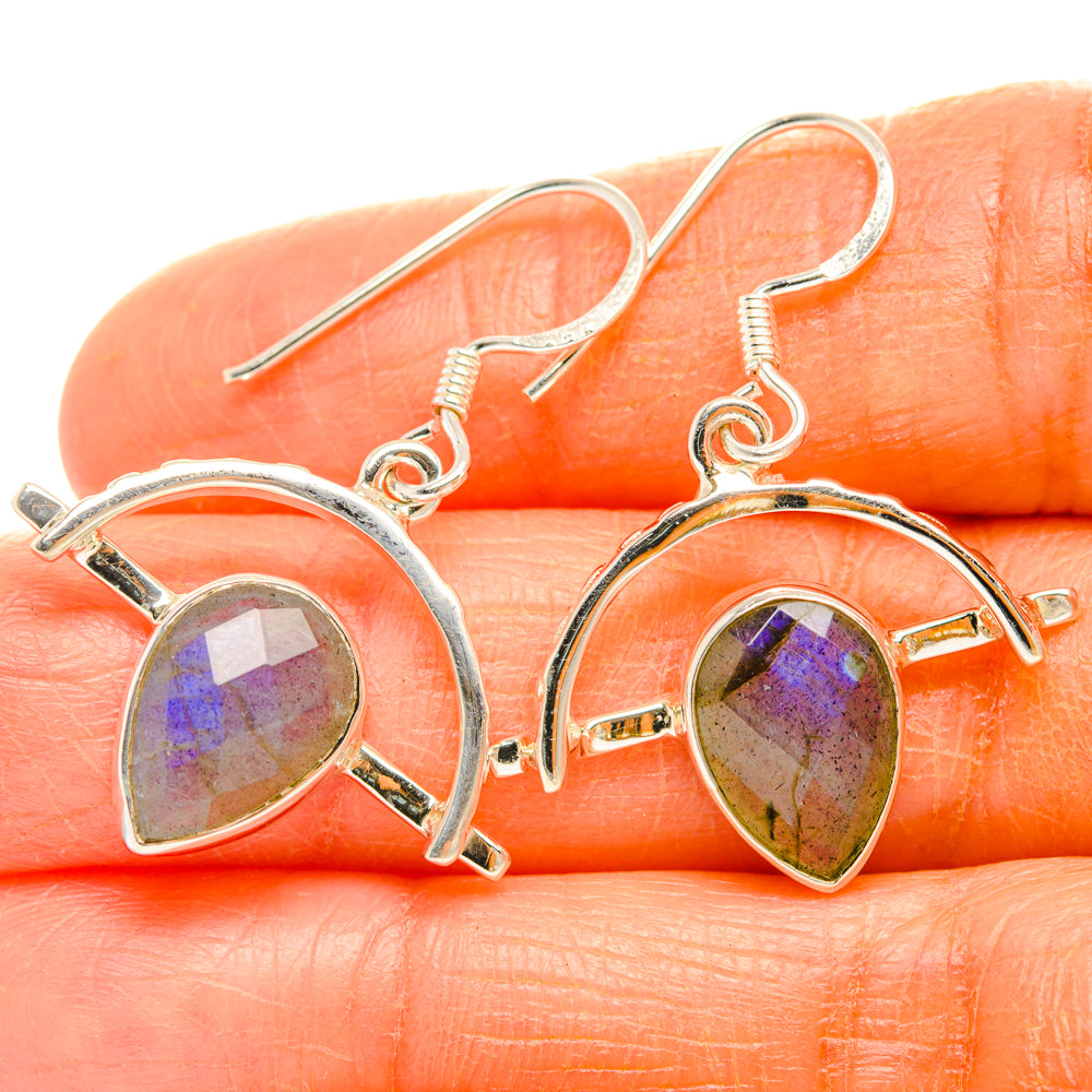 Labradorite Earrings handcrafted by Ana Silver Co - EARR427367