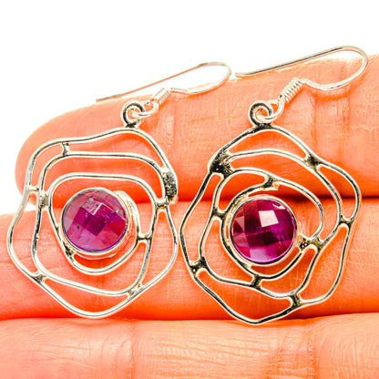Amethyst Earrings handcrafted by Ana Silver Co - EARR427370