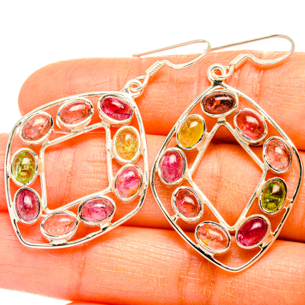 Tourmaline Earrings handcrafted by Ana Silver Co - EARR427375