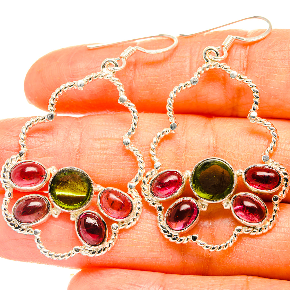 Tourmaline Earrings handcrafted by Ana Silver Co - EARR427376