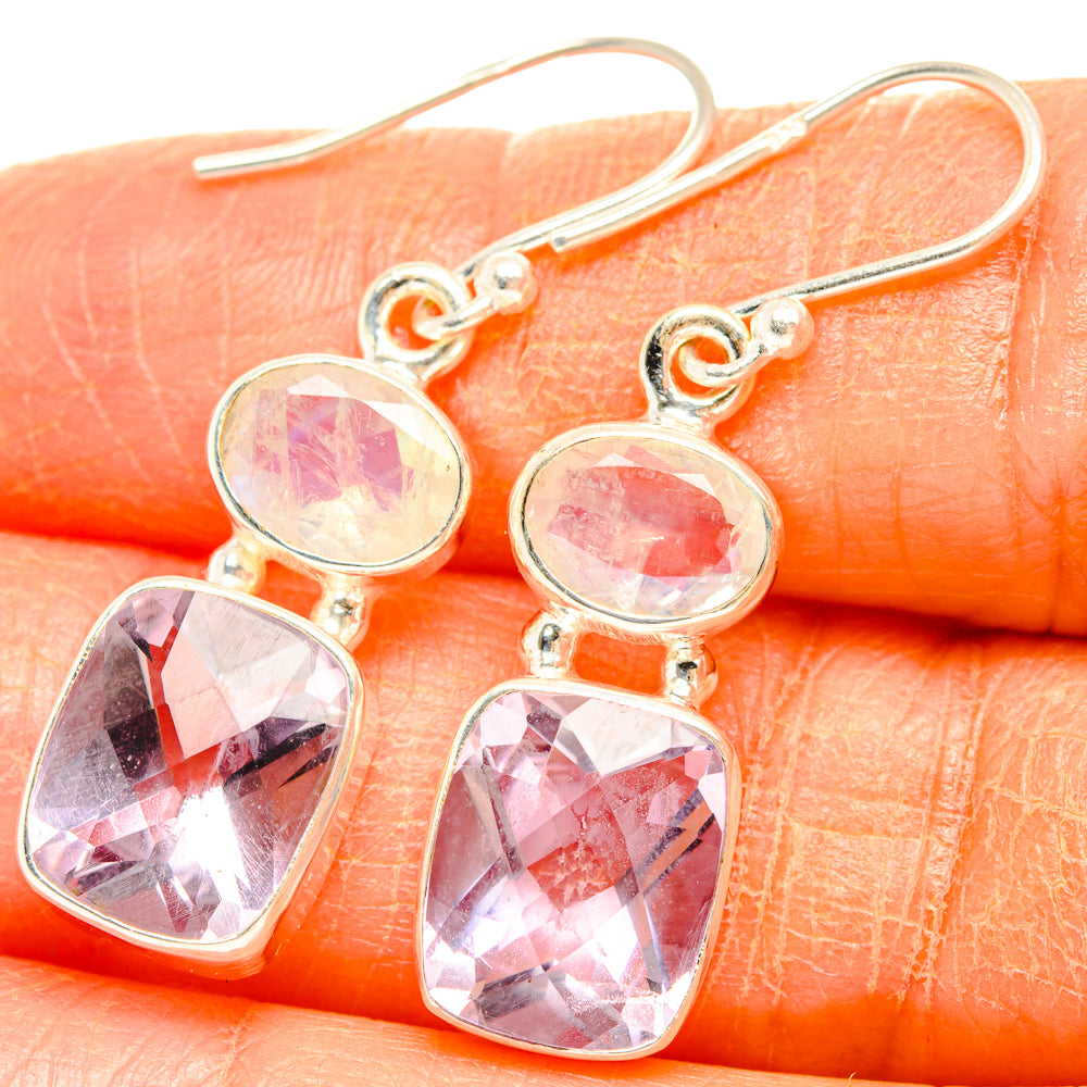 Kunzite Earrings handcrafted by Ana Silver Co - EARR427389