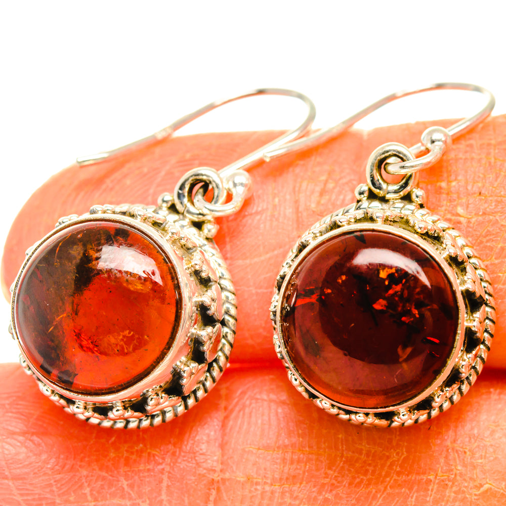 Baltic Amber Earrings handcrafted by Ana Silver Co - EARR427399