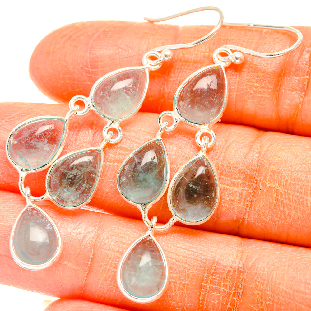Aquamarine Earrings handcrafted by Ana Silver Co - EARR427404