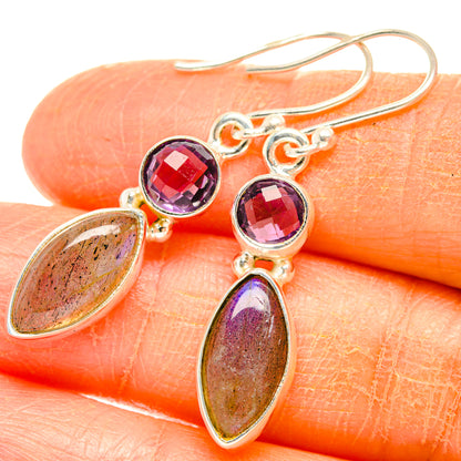 Labradorite Earrings handcrafted by Ana Silver Co - EARR427407