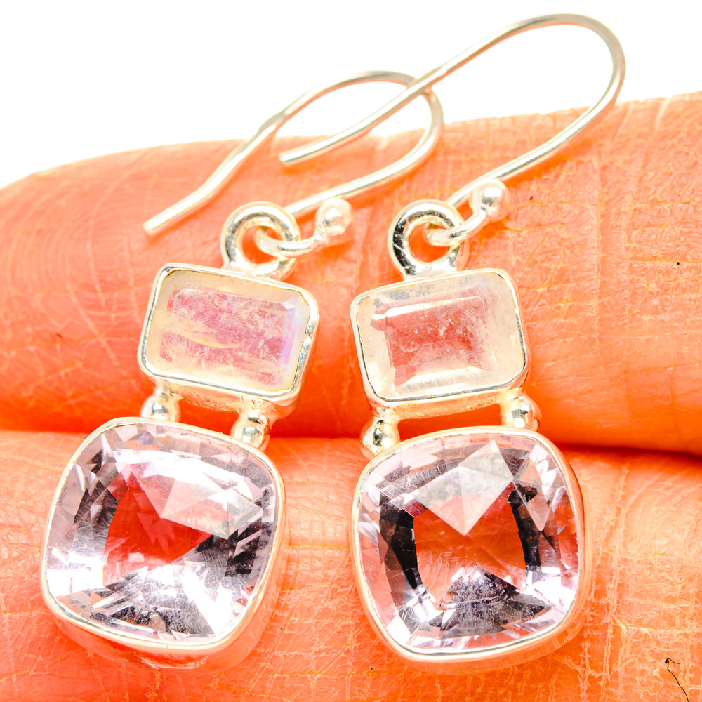 Kunzite Earrings handcrafted by Ana Silver Co - EARR427417