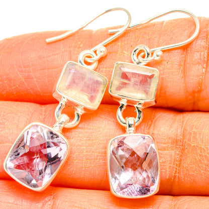 Kunzite Earrings handcrafted by Ana Silver Co - EARR427421