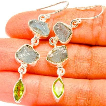 Aquamarine Earrings handcrafted by Ana Silver Co - EARR427422