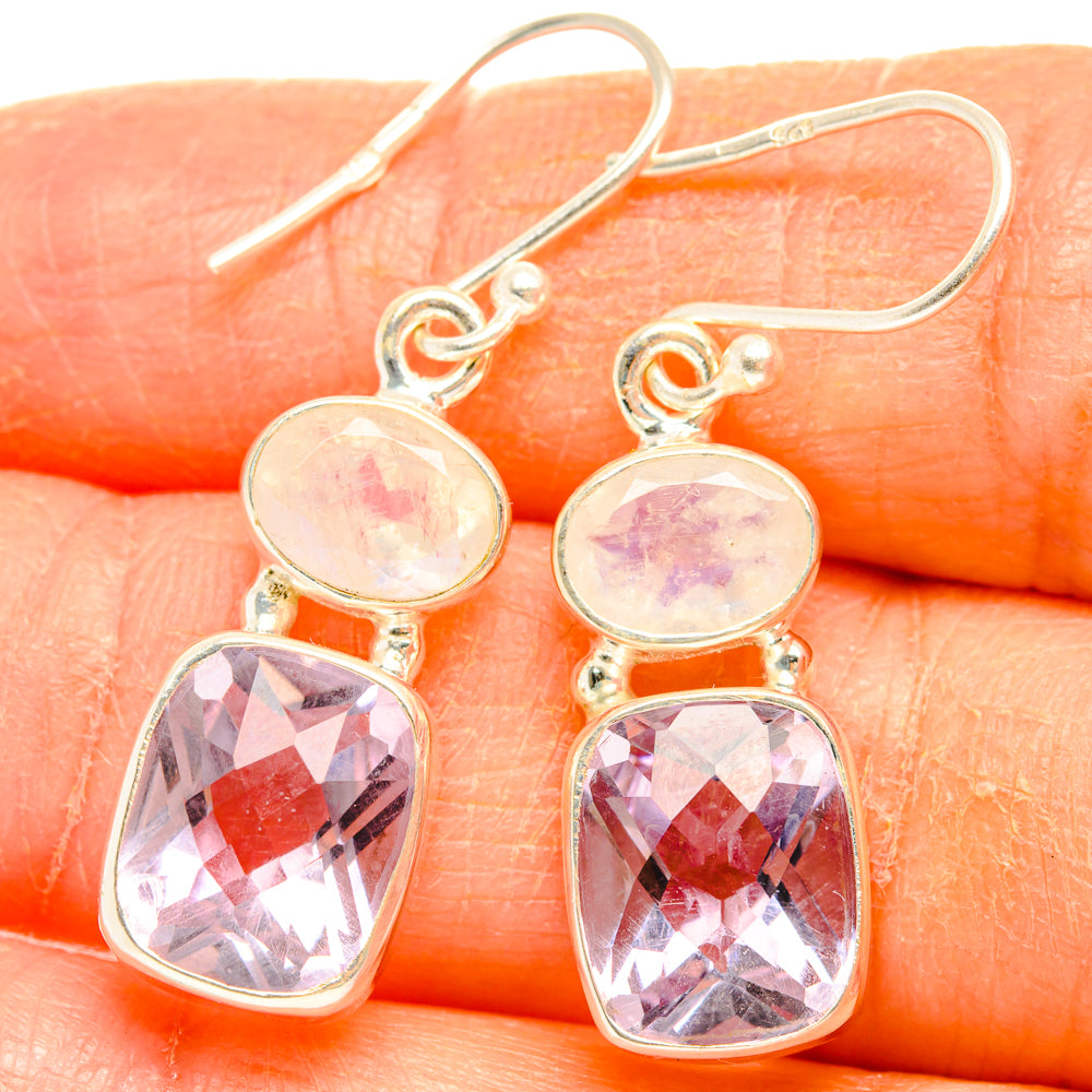 Kunzite Earrings handcrafted by Ana Silver Co - EARR427446