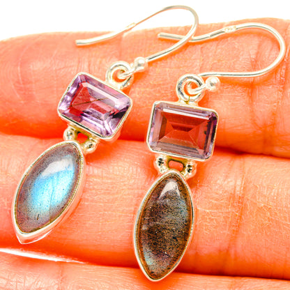Labradorite Earrings handcrafted by Ana Silver Co - EARR427448