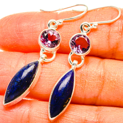 Lapis Lazuli Earrings handcrafted by Ana Silver Co - EARR427451