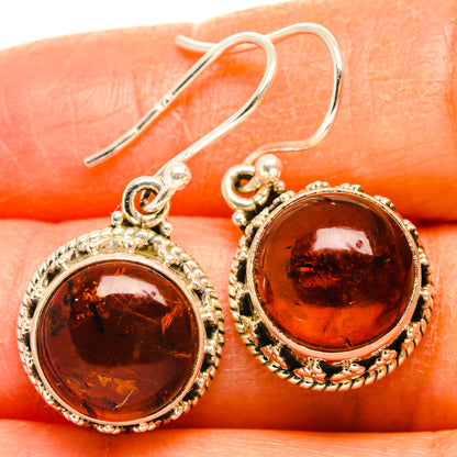 Baltic Amber Earrings handcrafted by Ana Silver Co - EARR427453