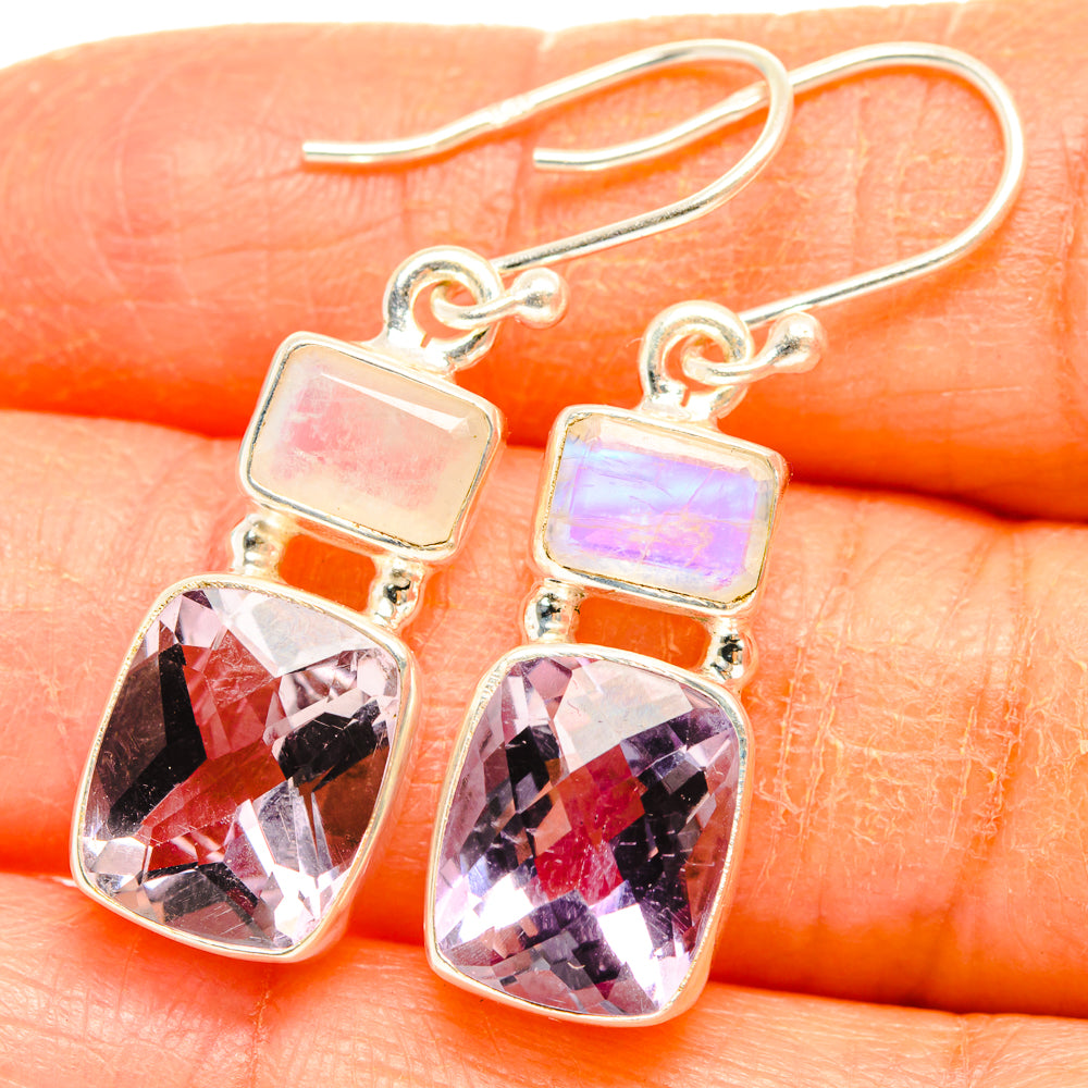 Kunzite Earrings handcrafted by Ana Silver Co - EARR427467