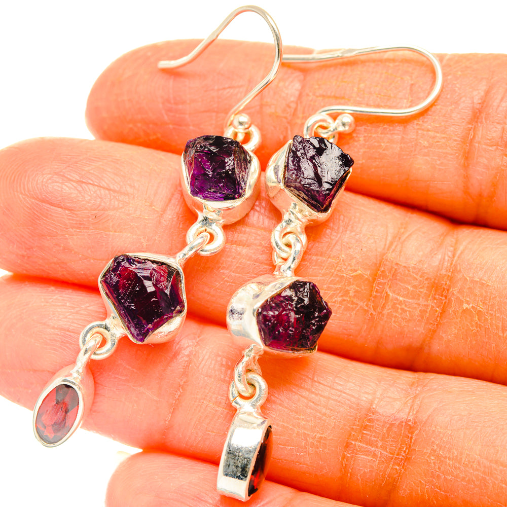 Amethyst Earrings handcrafted by Ana Silver Co - EARR427468