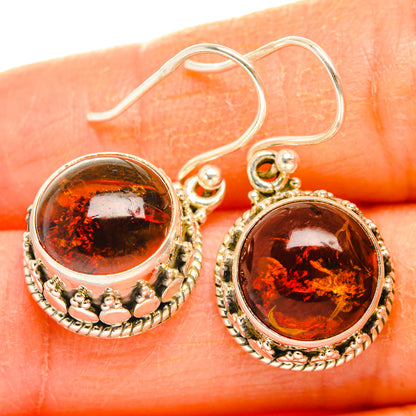 Baltic Amber Earrings handcrafted by Ana Silver Co - EARR427472