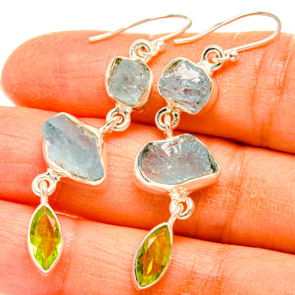 Aquamarine Earrings handcrafted by Ana Silver Co - EARR427479
