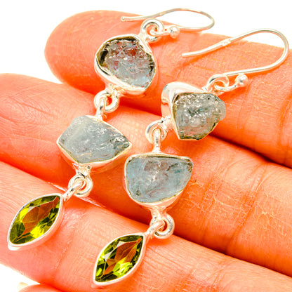 Aquamarine Earrings handcrafted by Ana Silver Co - EARR427484