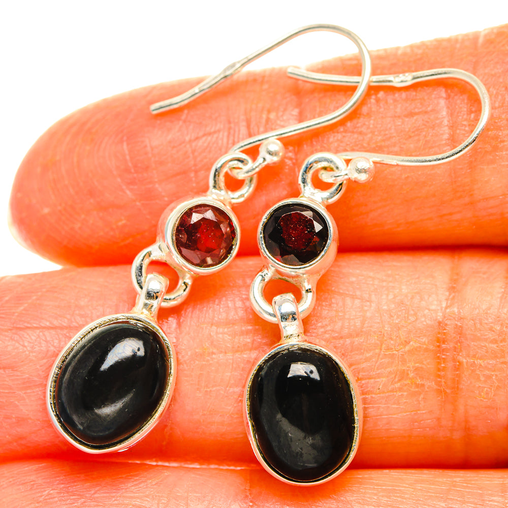 Star Diopside Earrings handcrafted by Ana Silver Co - EARR427492